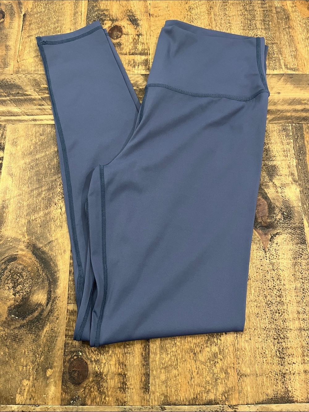 GB - Women’s Grey/Blue Super Soft Active Leggings - Large - Picture 4 of 9